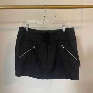 dollhouse pinstripe mini skirt